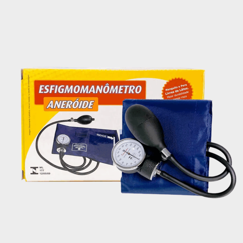 APARELHO PRESSAO ANEROIDE BRAÇADEIRA VELCRO PREMIUM