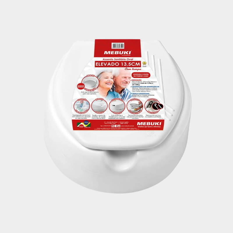 Assento elevado 13,5 cm