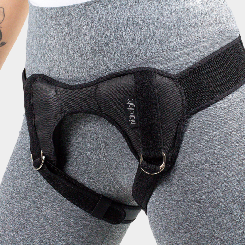 cinta para hérnia inguinal – dupla