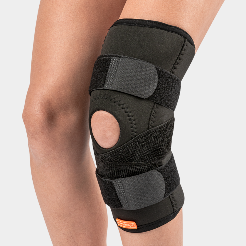 joelheira articulada com cintas cruzadas